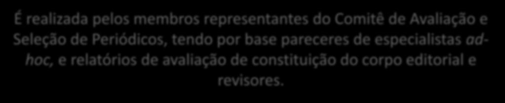 Trata dos requisitos que as revistas devem possuir para serem indexadas e contrapartidas do editor e da LILACS.