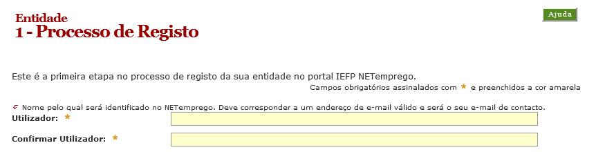 1. Procedimentos de candidatura à medida Contrato-Emprego Para apresentação da candidatura à medida Contrato-Emprego é necessário efetuar os seguintes procedimentos: 1º Efetuar o registo da entidade