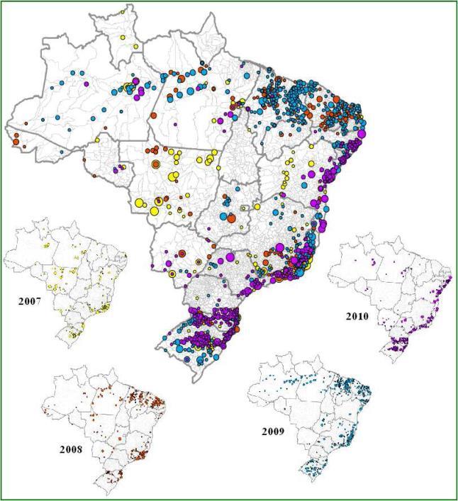 CEMADEN: Expansão da Rede de Monitoramento + 9 Radares Evolução dos Desastres Naturais no Brasil + 4.