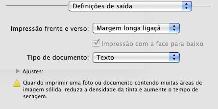 Imprimir em frente e verso Quando terminar, estará tudo pronto para imprimir.