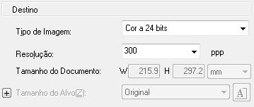 Selecione Tabuleiro de documentos (para documentos colocados no scanner) ou AAD - um lado ou AAD - frente e verso (para documentos colocados no alimentador automático). 3.