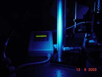 Espectroscopia do LEDs A Gráfico 5: Espectros de emissão normalizados para os lasers