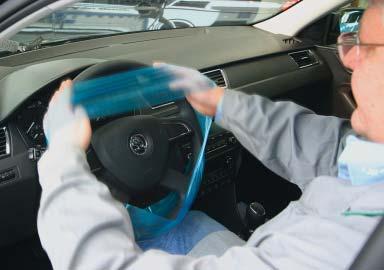 Embalagem: caixa de 20 peças Peso: 0,6 kg Coberturas descartáveis de volante (ref.