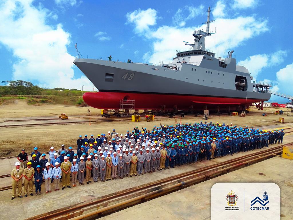 COTECMAR entrega Victoria à Colombiana OPV ARC Marinha A Marinha da Colômbia (ARC) recebeu oficialmente o navio de patrulha offshore (OPV) ARC Victoria em 30 de março, em Cartagena, segundo a