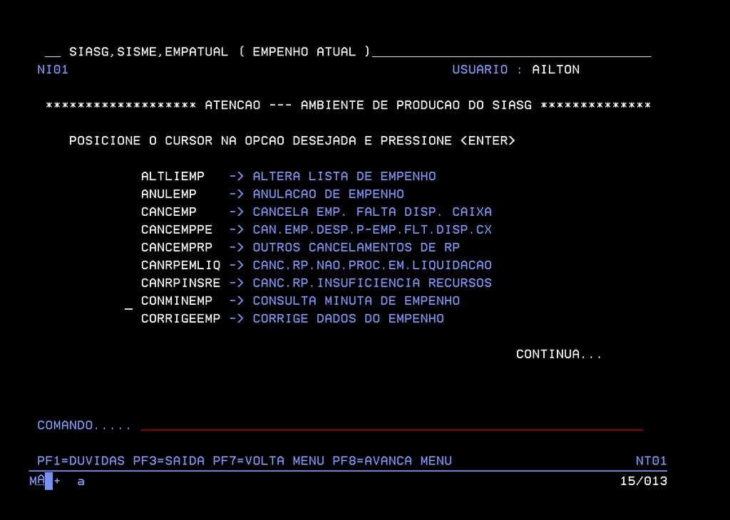 MPORC IFPB 2018 Operacionalização SIAFI 11.5.