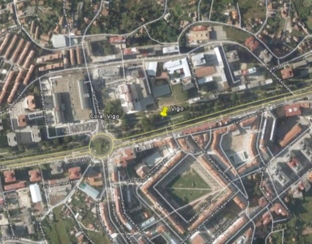 RIAZOR (A Coruña) SAN CAETANO (Santiago) Figura 7 A estación está situada nunha zona moi