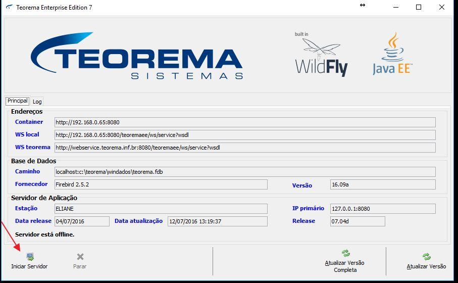 Figura 3 Localização de certificados na máquina. Atualizar e inicializar o servidor, Figura 4.