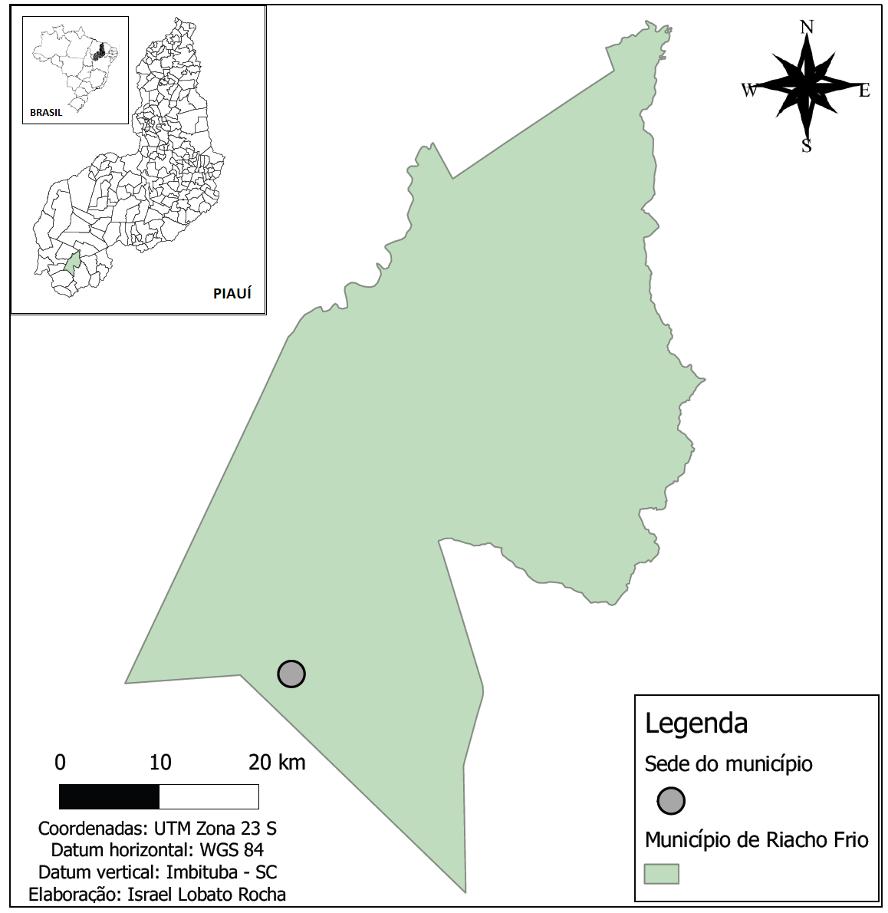 39 Silva; Amorim, Nobre; Costa; Rocha Figura 1 Localização da área de estudo. Fonte: Rocha et al., 2013.