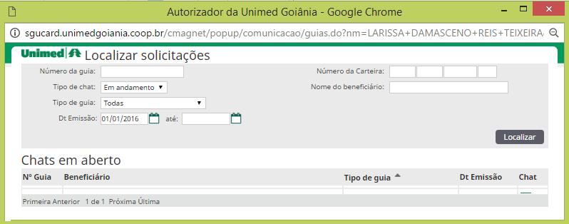 Envio de documentos para Auditoria da Solicitação de SADT e Internação (3/4) 3.