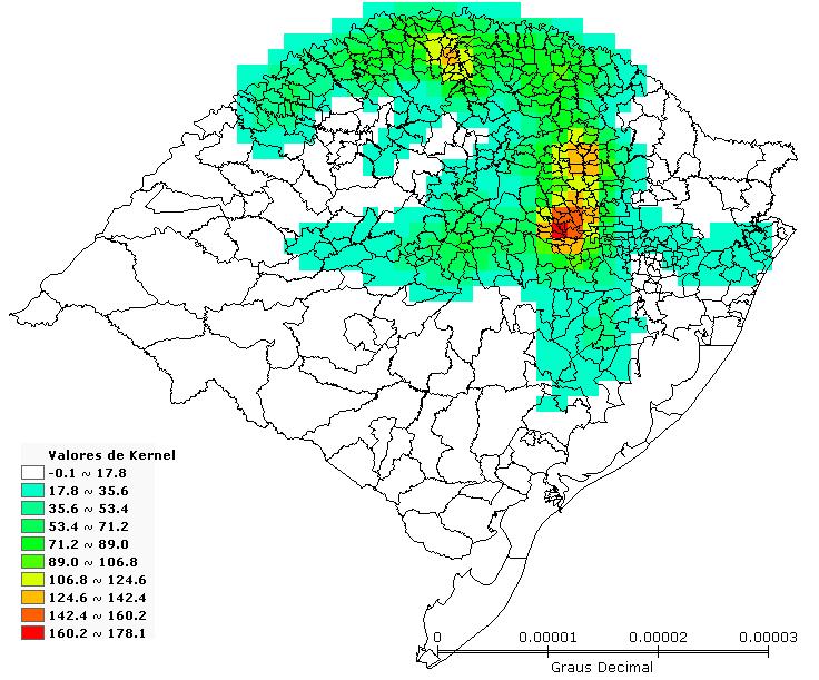 percentual de viúvos, taxas de produtividade de fumo Rio