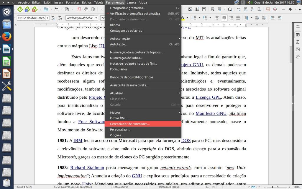 LibreOffice Writer,