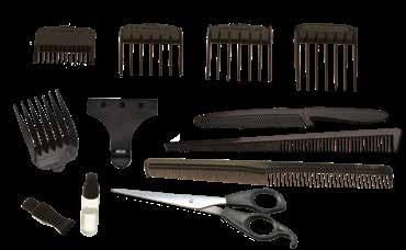 LIGA/DESLIGA A máquina de corte de cabelo GM562 é versátil e ideal para qualquer tipo de cabelo.
