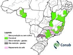 floração e/ou de chuva de chuva frutificação) - norte do PR (safra