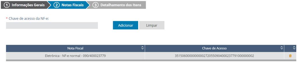 7. Os campos que podem ser alterados ficam editáveis, sendo possível alterar dados do passo 3 sem necessitar passar pelo 2. 8.