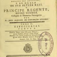 cultivador, melhorado na Tomo 3, Parte 3 Impressam Regia Lisboa 1805