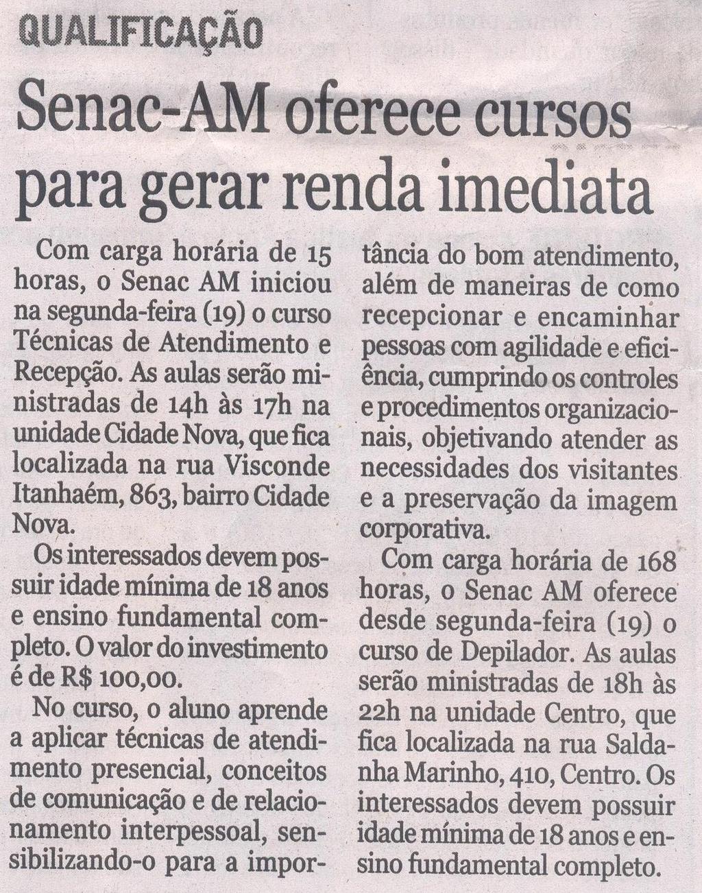 Meio: Jornal do Commercio Editoria: