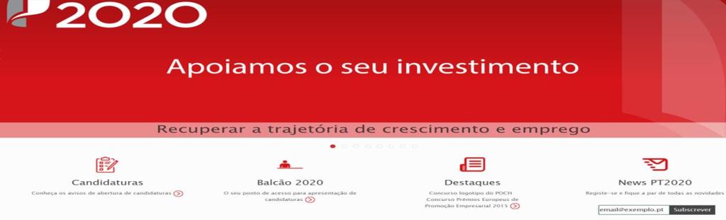 Preenchimento do Formulário no Balcão2020 O Formulário de candidatura, acessível através do Balcão2020, é a forma como as candidaturas são submetidas e geridas após a sua submissão, sendo também