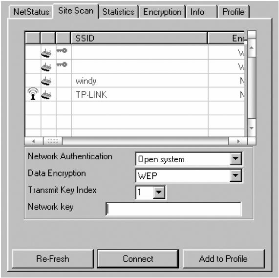 C. Teste a Conexão Wireless (Sem Fio) no Windows 98/ME/2000 (Atenção usuário do Windows XP vá direto ao passo D) Após instalar o adaptador, o ícone do adaptador aparecerá na barra de ferramentas