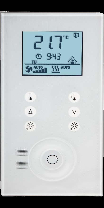 Díodo IR para sensor de proximidade O RYMASKON 400-Modbus configurável de modo individual permite monitoramento e regulação auto mática do clima ambiente e da iluminação em uma rede Modbus.