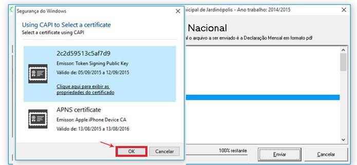 Este certificado digital deverá ser expedido em nome do contador ou em nome da empresa se possuir contador próprio,