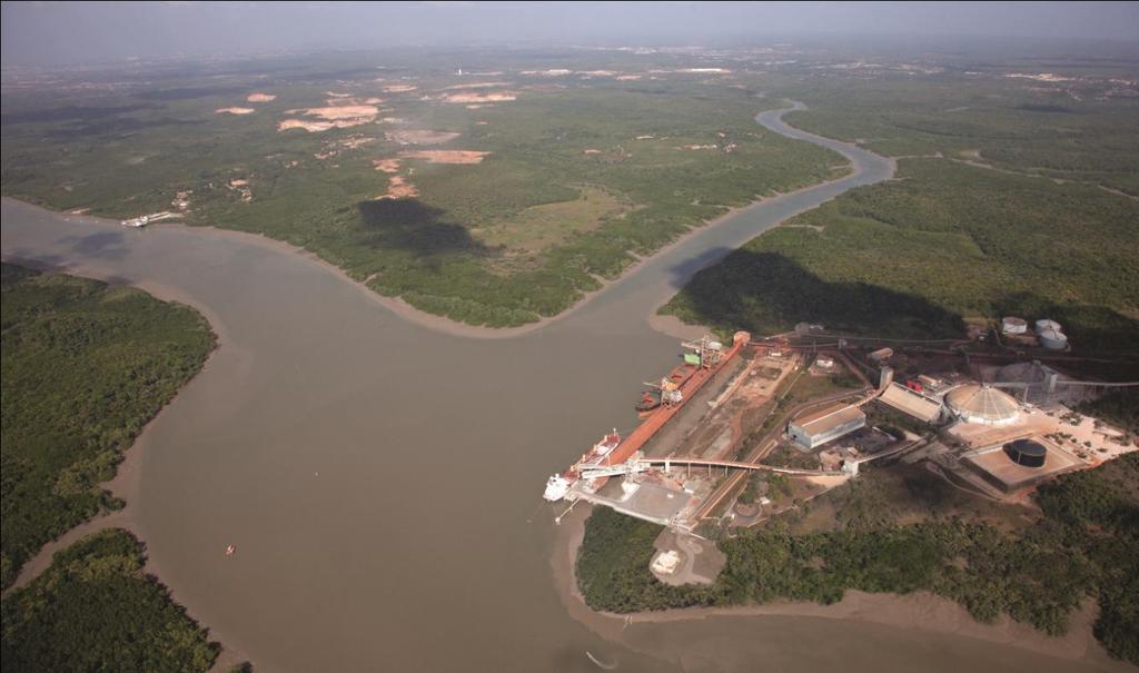 Investimentos recentes Panamax NM Juruti Somente no transporte de bauxita úmida para o Terminal privado da Alumar em São Luis do Maranhão, onde transportamos nos