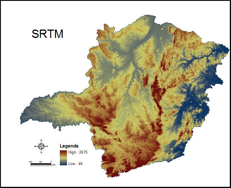 Remote Sensing: SRTM Shuttle Radar Topography Mission - 11 days mission in Feb