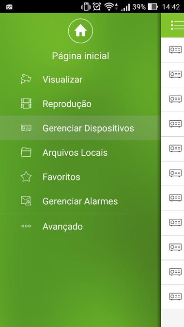 3. Após o DVR conectar-se ao servidor, abra o aplicativo isic 6 no seu celular.