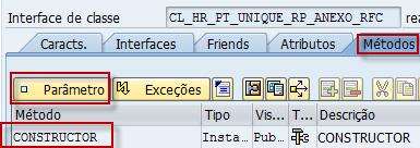 Parâmetro: IV_CONTINENT Tipo Referência: ABAP_BOOL 10.5. The method signature should be maintained as follows: 10.6. Save it and activate it. 11.