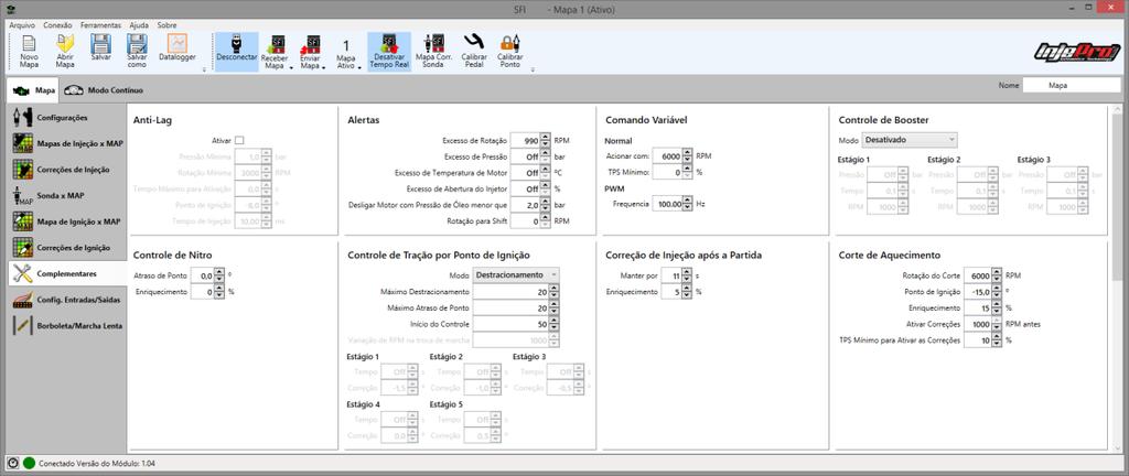 Figura 30-Configurações Complementares parte 1 