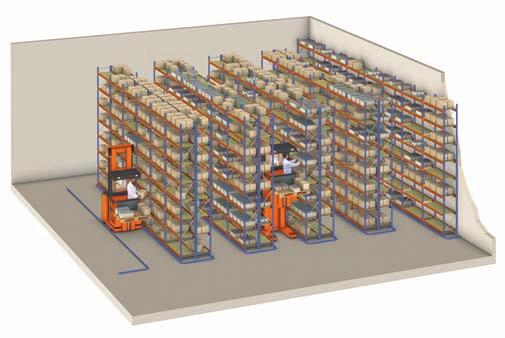 PICKING COM ORDER PICKER As operações de picking com order pickers ou preparadores de encomendas facilitam