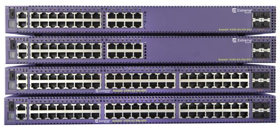 ExtremeSwitching X450-G2 Config. X450-G2-48p-10GE X450-G2-48t-10GE4 Item UNIFAL It. 17 e 18 UNIFAL It.