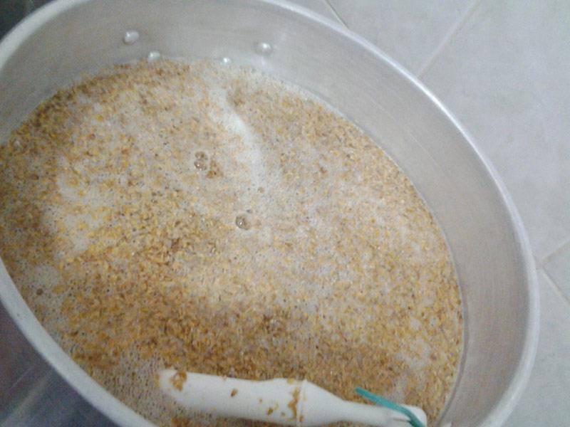 38 5.2.2 Mosturação ou brassagem O processo de brassagem da cerveja tem o objetivo de converter o amido do malte em açúcares fermentáveis como a maltose e não-fermentáveis, que são as dextrinas.