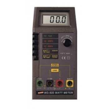 O wattímetro não é muito utilizado por ser relativamente caro, e por que não é necessário o uso do instrumento, por existir outras formas para conseguir o valor, como por exemplo, calculando.