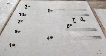 110 (a) (b) Figura 84 - Testemunhos íntegros do Quadro II.