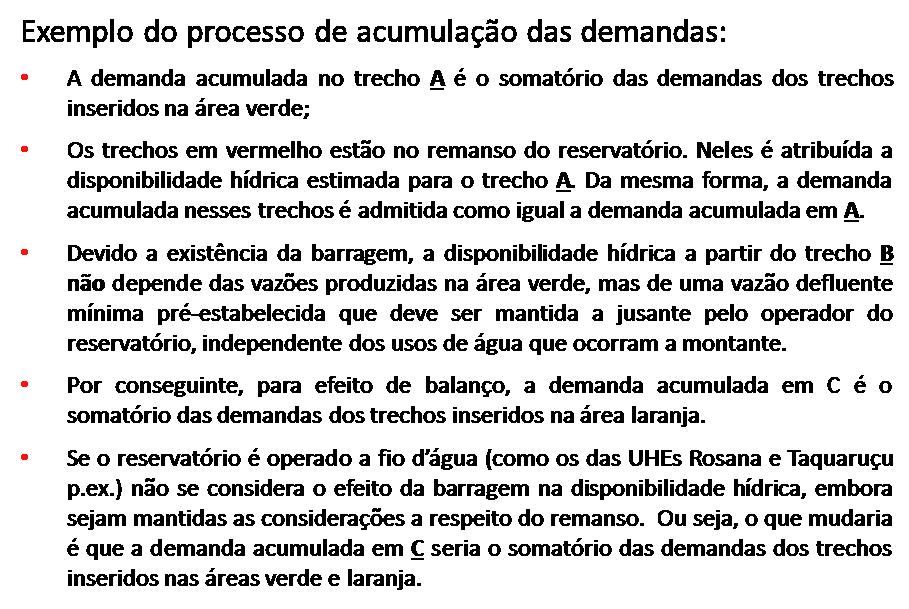 Balanço Hídrico O termo balanço hídrico é utilizado neste estudo para definir a relação entre a oferta de água e as demandas quantitativas e qualitativas por este recurso.