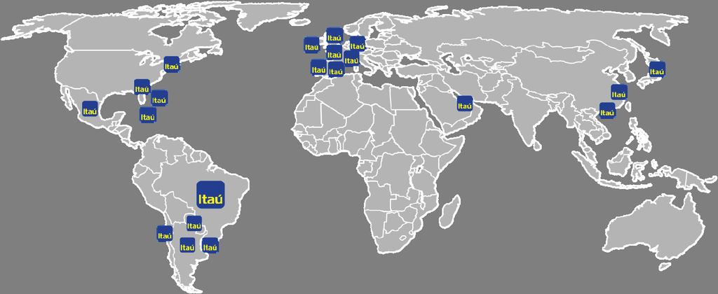 Negócios no Exterior Itaú Unibanco Holding S.A. Atuação Internacional Nossas operações são realizadas principalmente no Brasil.
