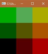 Exemplo void drawsquares(glenum mode) { GLuint i, j; for (i = 0; i < 3; i++) { if (mode == GL_SELECT) glloadname(i); for(j = 0; j < 3; j ++) { if (mode ==