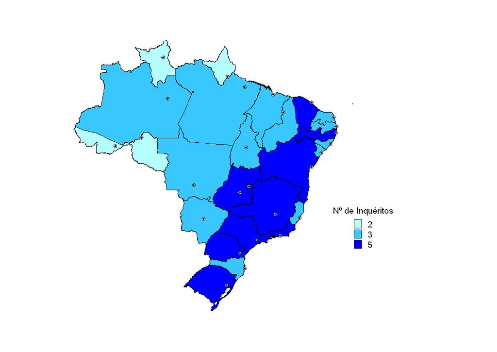 Número de Inquéritos de cobertura vacinal