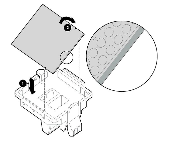 4. Abra a alavanca de travamento do processador e o suporte de retenção do soquete do processador. Não remova a tampa do soquete do processador.
