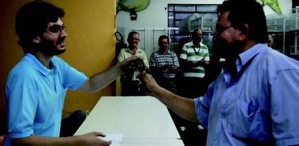 O amigo Juiz Antonio de Lucca nos presenteou com um curso pratico de canários de Cor também realizado durante o Baby Show.