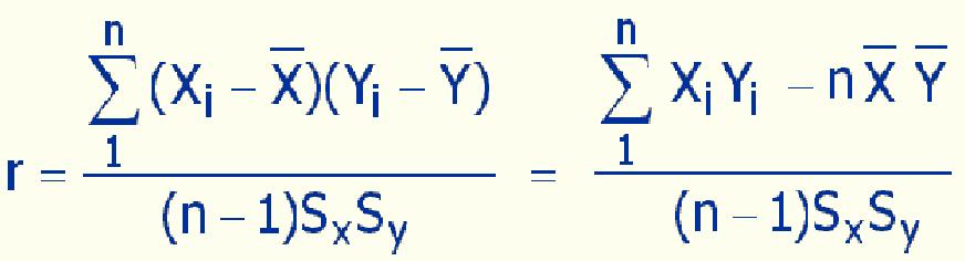 coluna C2 - valores de X. MTB > plot C1*C2 Coeficiente de correlação linear O COEFICIENTE DE CORRELAÇÃO LINEAR é definido como: Como fazer no Minitab?
