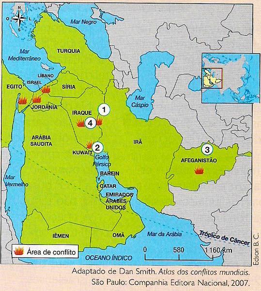 Região de conflitos Berço de civilizações milenares, o Oriente Médio é a região do mundo que concentra o maior número de conflitos por quilômetro quadrado.