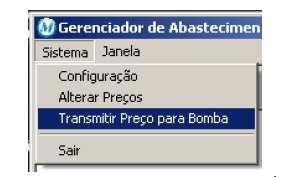 Configurando o Módulo POSTO_AUTOMACAO: Abra o executável > Sistema > Configuração > Selecione a Marca do Concentrador Em seguida coloque a porta onde ele foi instalado e no campo tempo