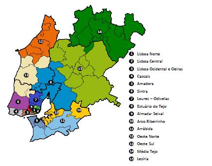 2. CARATERIZAÇÃO DOS ACES DA ARSLVT Na atual configuração de Agrupamentos de Centros de Saúde, de acordo com a Portaria n.