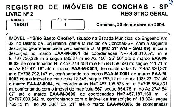 Figura 6: Modelo de Declaração de Respeito de Limites.