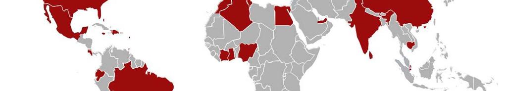 641 m² Europa, Oriente Médio, África e Ásia Receita Líq: CHF 1.174,1 milhões Área de vendas: 70.