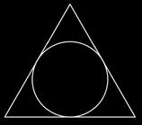 1 apresenta um quadrado inscrito a uma circunferência.