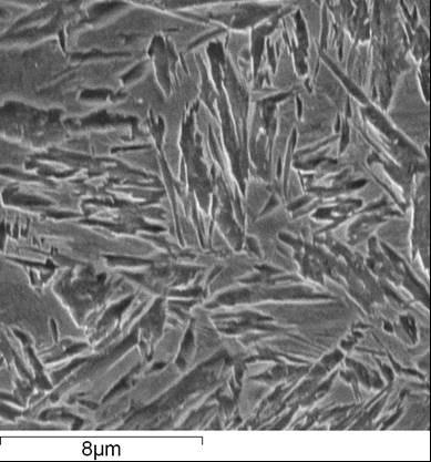 Micrografia observada no microscópio eletrônico de transmissão da amostra