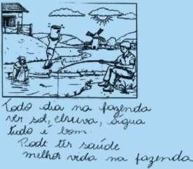 Figura 5: Frases (complexas) de alunos surdos Figura 4: Frases (simples) de alunos surdos Procedimentos educacionais Para o ensino de surdos existem três procedimentos ou tendências: O Oralismo que