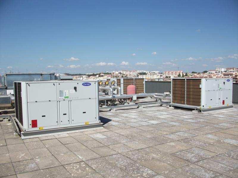 4 Características das instalações de AVAC O sistema de climatização é centralizado, existindo pontualmente unidades de climatização individuais em locais específicos.